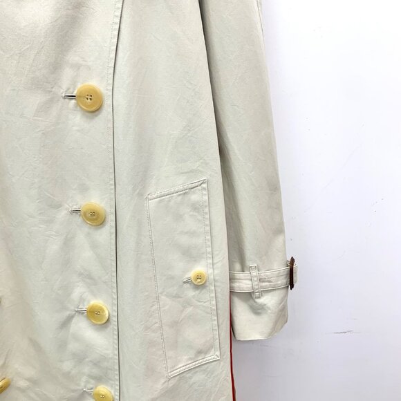 Burberry Ivory cotton trench coat - Picture 4 of 8